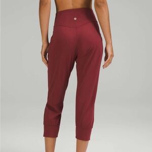 lululemon align cropped high rise jogger Mulled Wine